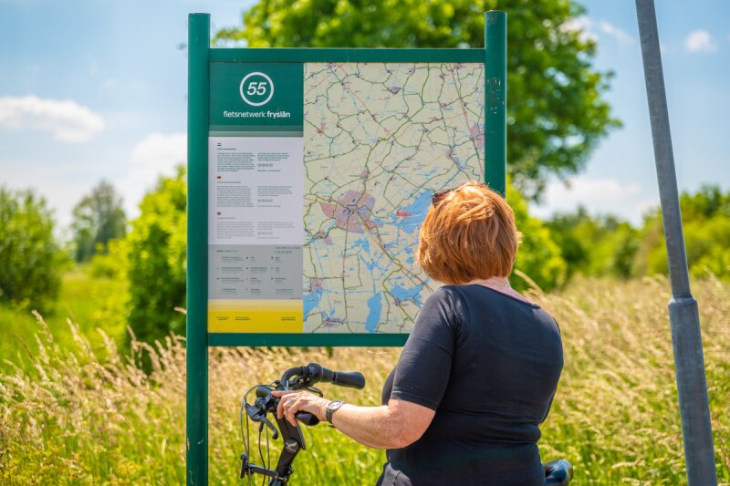 Camperplaats aan het fietsen sneek